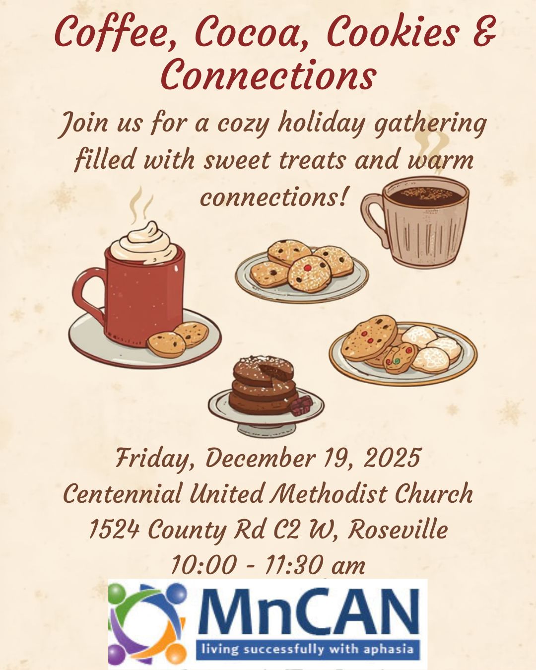 Coffee, Cocoa, Cookies and Connections