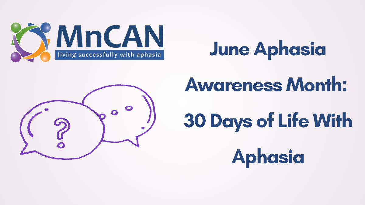 30 days of life with aphasia banner