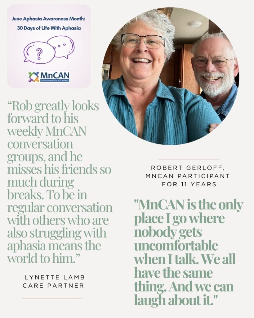 photo of a couple, man and woman - sharing quotes about aphasia and stroke recovery