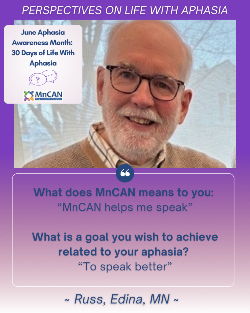 pictures of MnCAN participant Russ